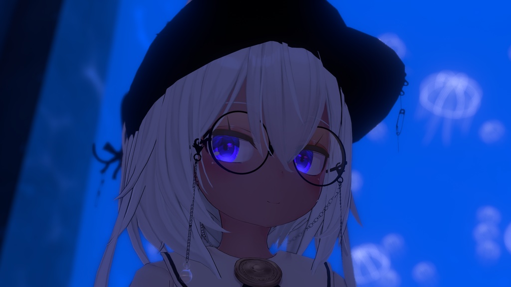 【3Dモデル】チェーン眼鏡