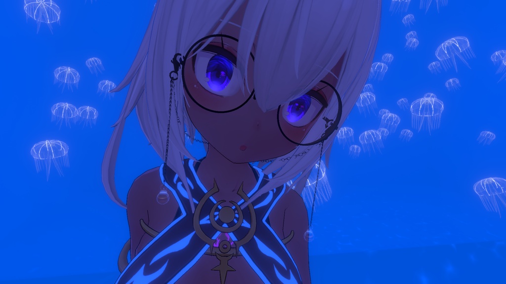 【3Dモデル】チェーン眼鏡