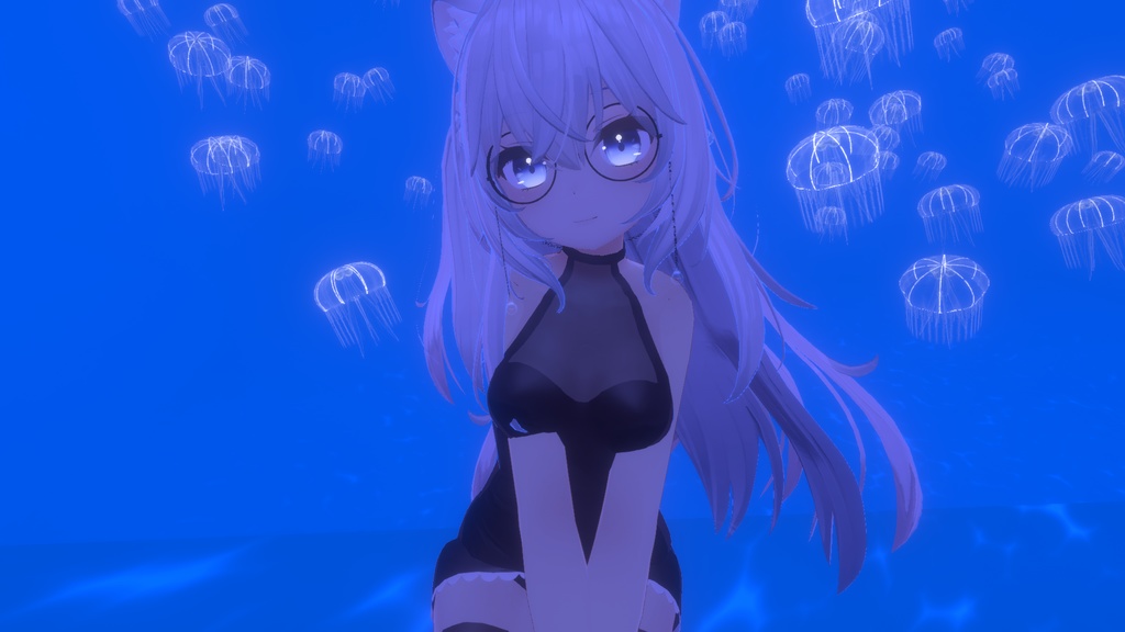 【3Dモデル】チェーン眼鏡