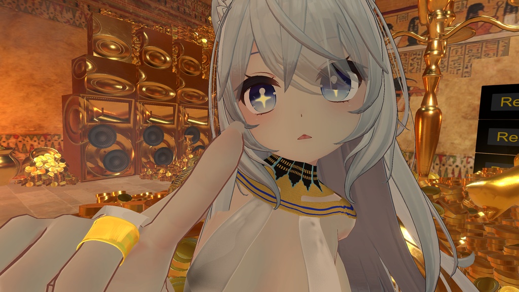 【狐雪専用】 エジプト服 目+顔の化粧