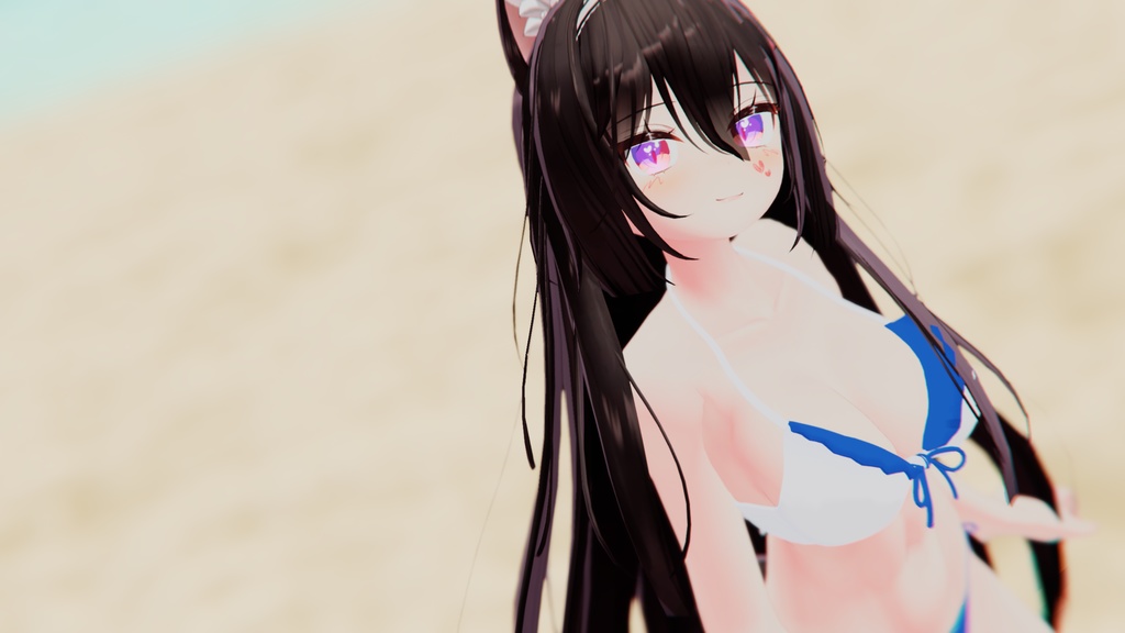 【ここあ専用】【水着+ホットパンツ】+【目+顔の化粧】_(:з」∠)_