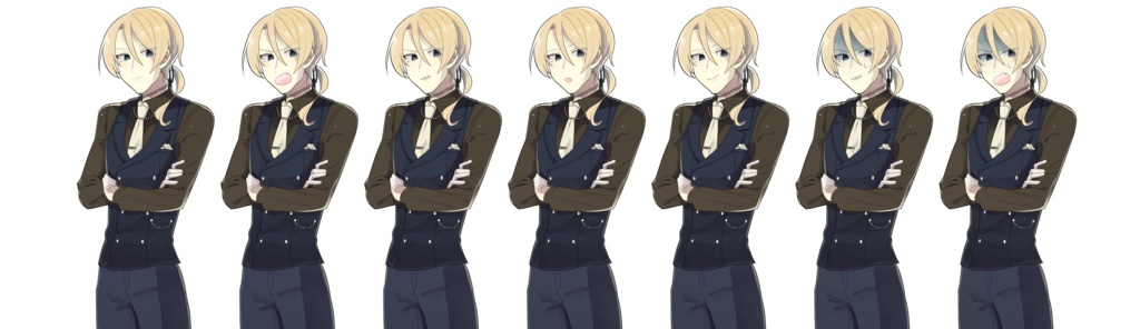 フリーぜろ立ち絵①