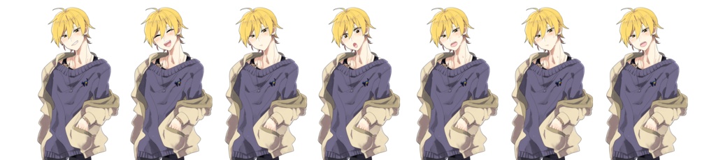 フリーぜろ立ち絵①