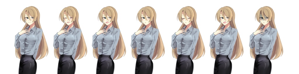 フリーぜろ立ち絵②