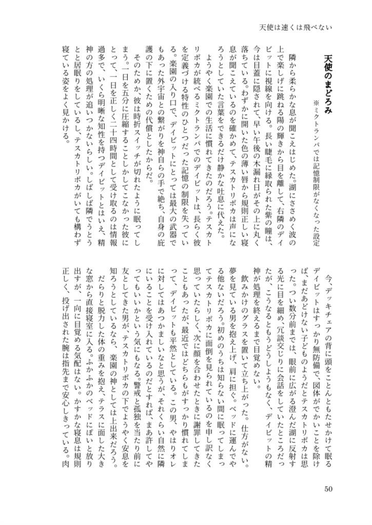 【再販】天使は速くは飛べない