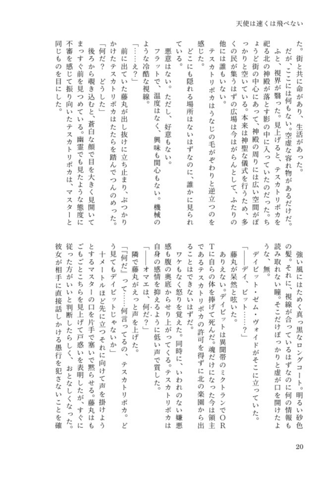 【再販】天使は速くは飛べない