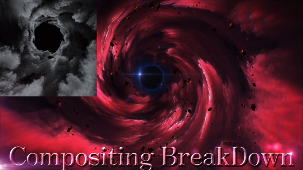 Vortex Cloud_LP【素材付きAEPデータ】Composite練習、素材、動画の背景など