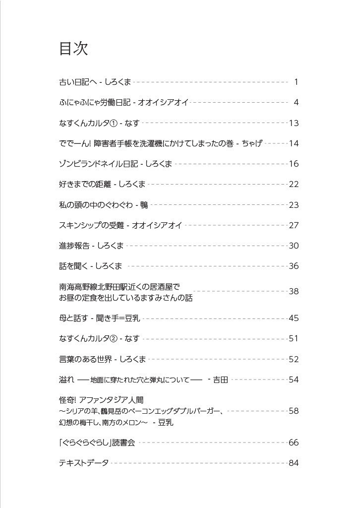 ぐらぐらぐらし