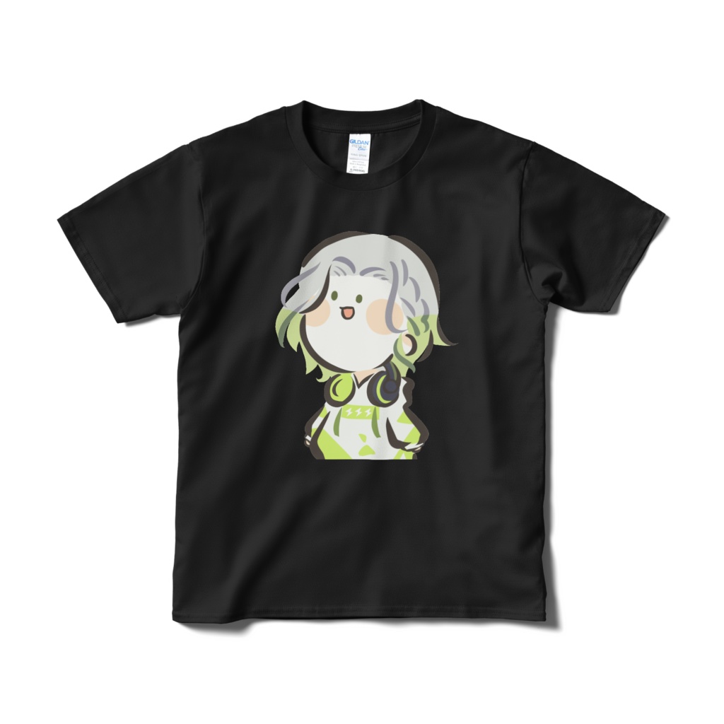 梨凪ゆるもちTシャツ黒