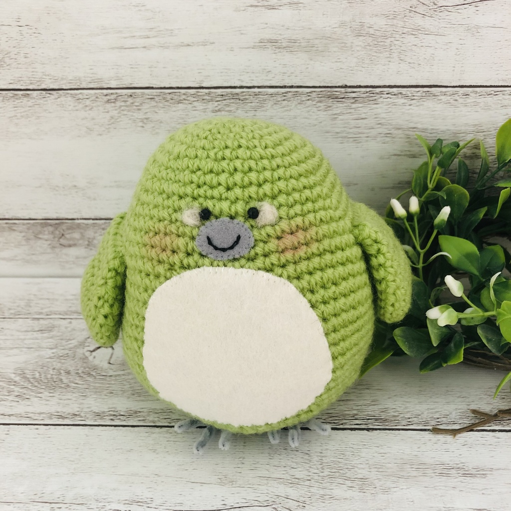 【SALE】あみぐるみ 大きいメジロ