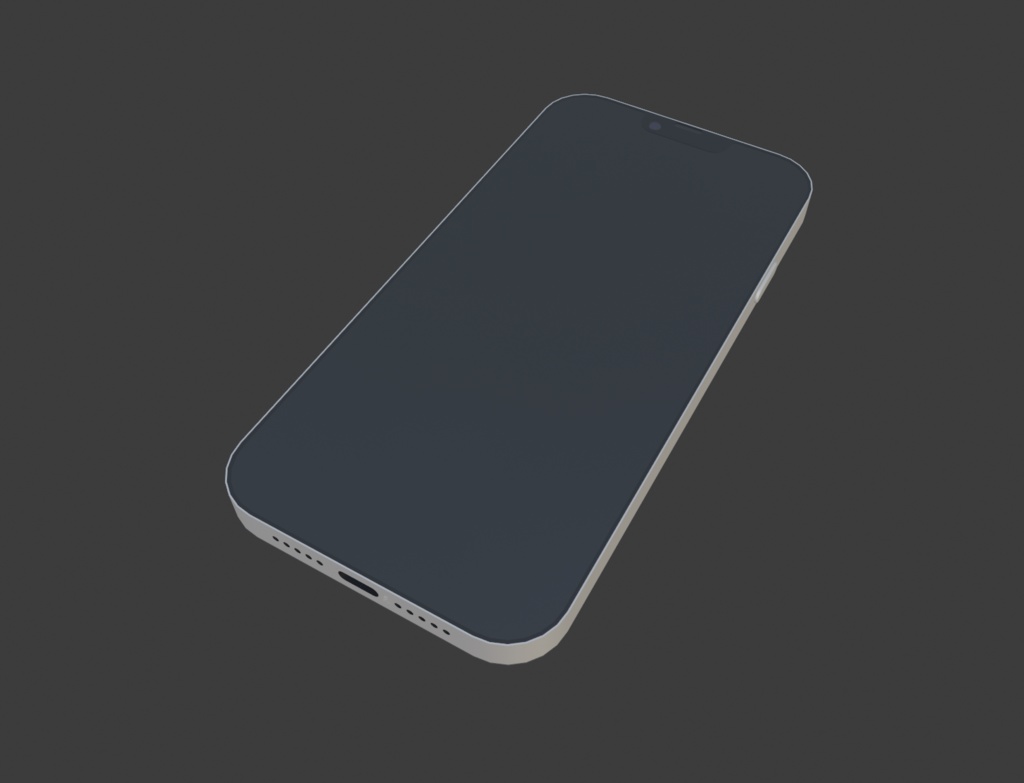 3Dモデル　Foxcil Phone スマートフォン