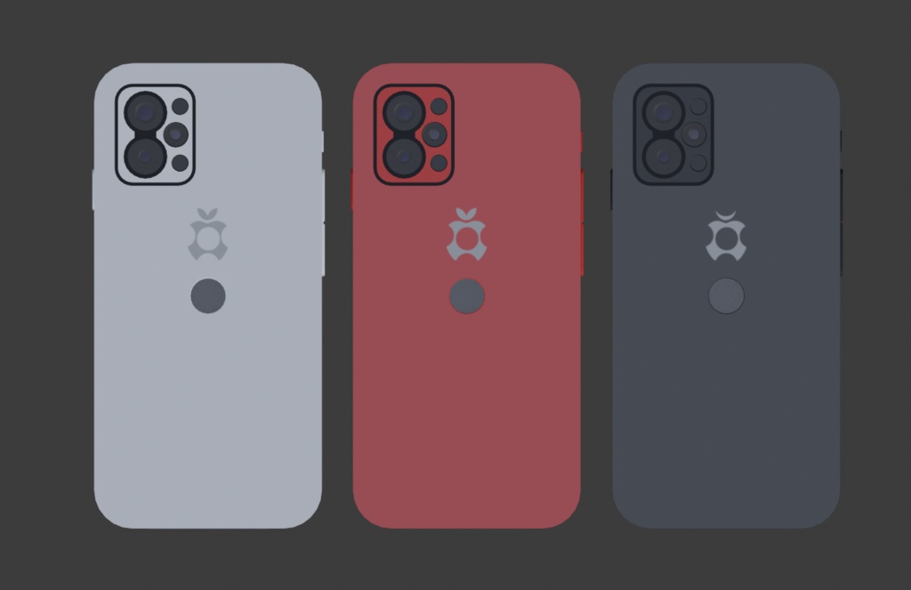 3Dモデル Foxcil Phone スマートフォン