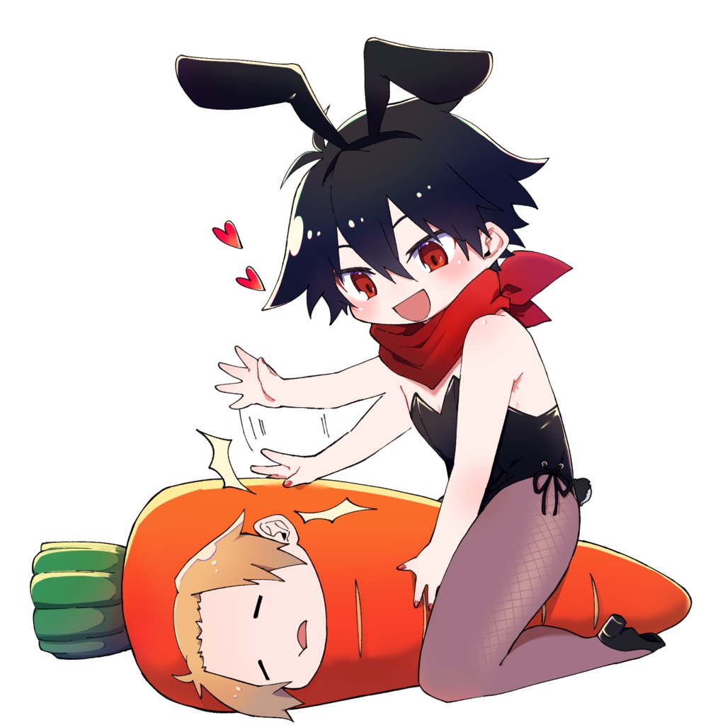 アクリルスタンド　バニーロス&ニンジンアルバ