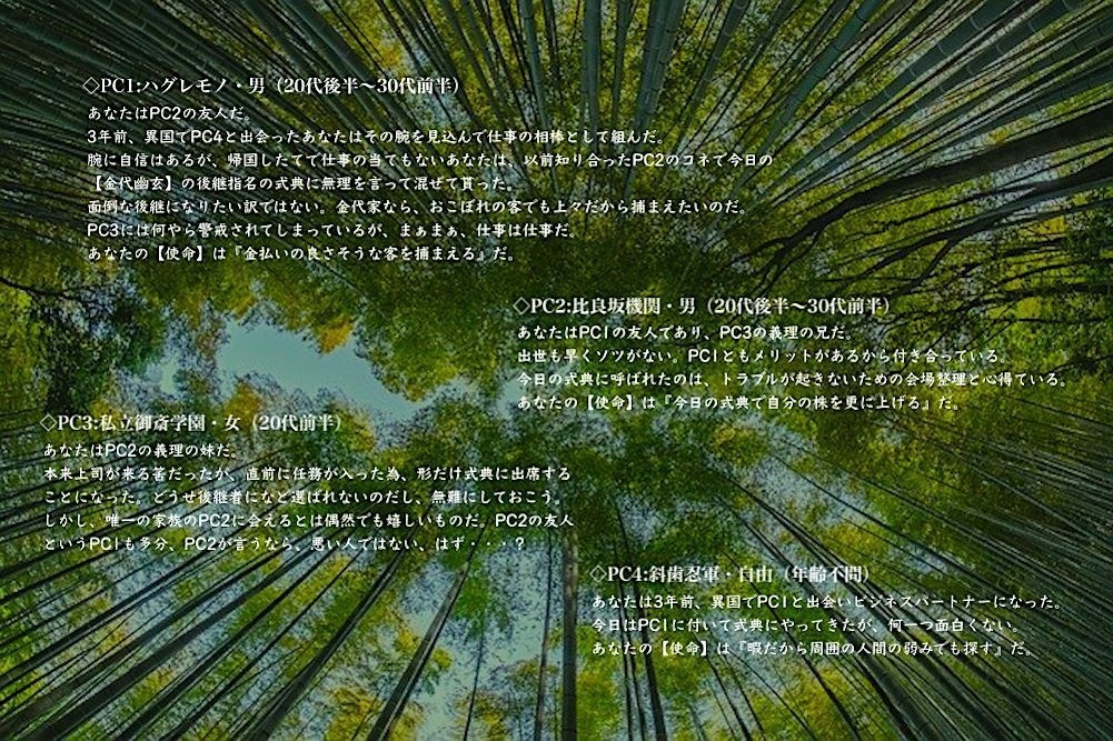 シノビガミ『星の爆ぜる日』