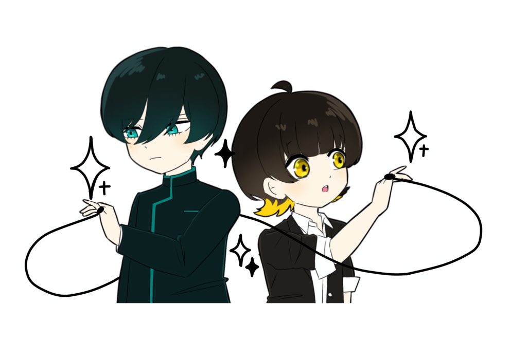 凛蜂 イラストカード(箔加工あり)