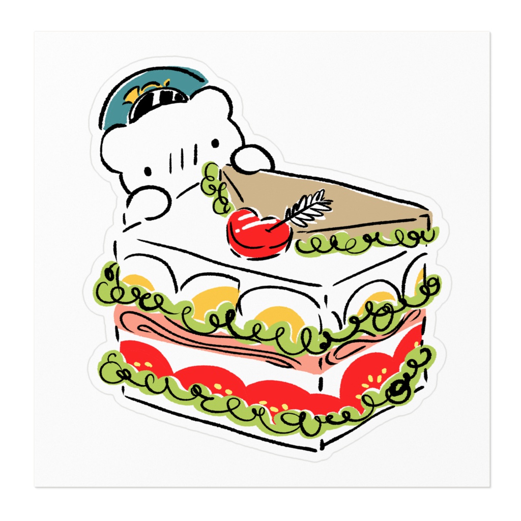 しろくまくん(もち)ポストマン