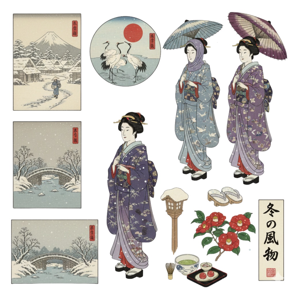 【素材】水彩パステル風 クリップアート10種セット(背景透過PNG)