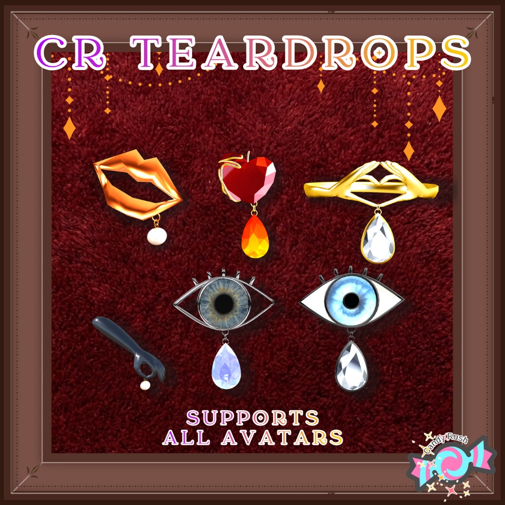 【25％OFF】ティアドロップス【6アバターPrefab】