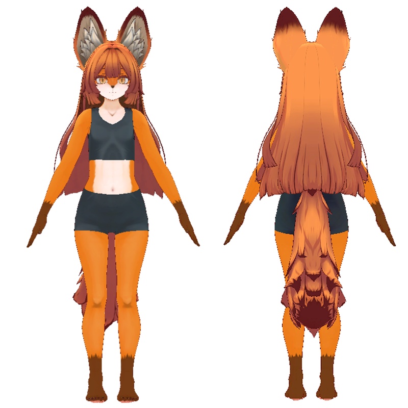 【Epli対応】FOXモードEpli【Face・Body・Eye Texture】