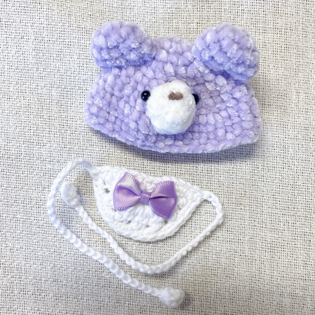 8cm ぬい帽子、スタイ