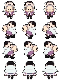 ピクスク用アバター白尾