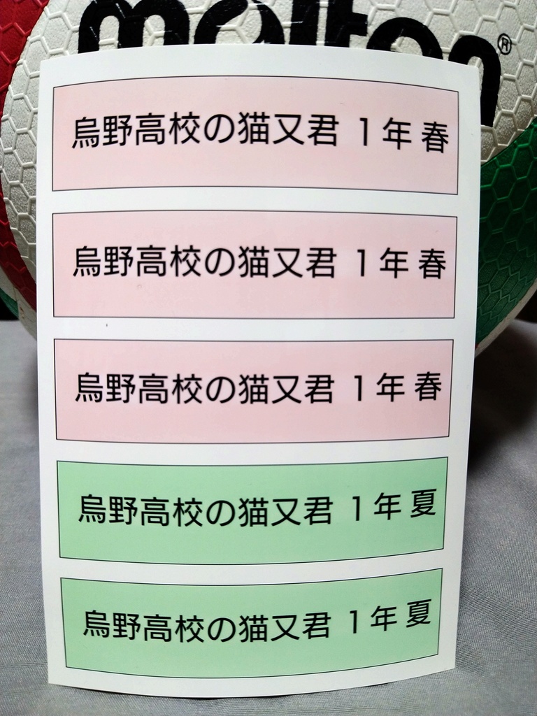 烏野高校の猫又君 1年編 春夏秋冬4冊セット
