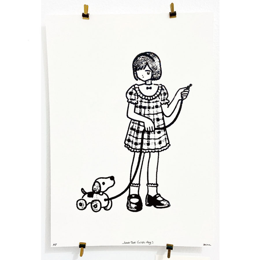 Jane Doe(with dog)（シルク...