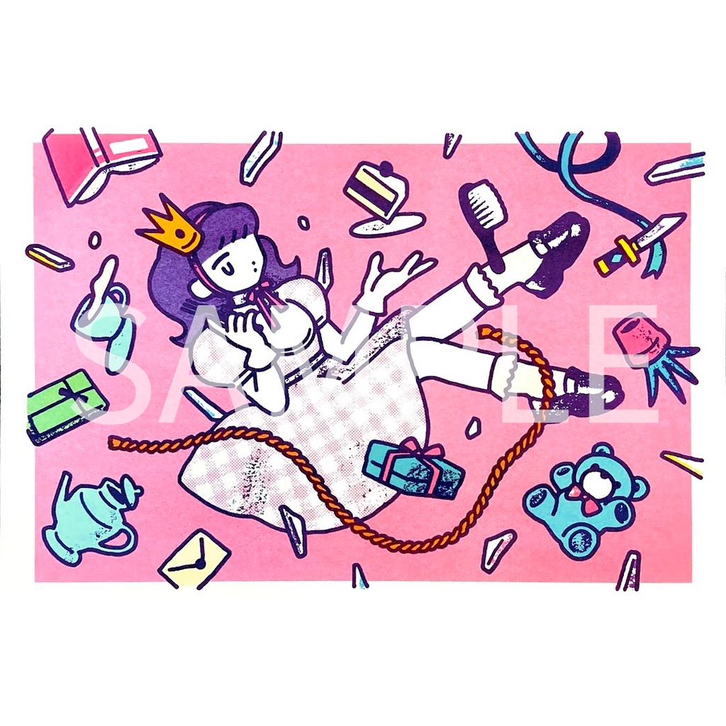 Rabbit Hole［リソグラフポスター］