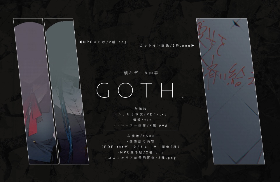 【CoCシナリオ】GOTH. SPLL:E107843