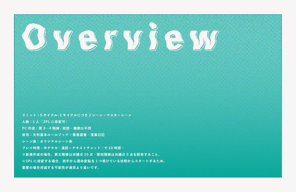 【マギカロギアシナリオ】幽ら憂ら(ゆらゆら)SPLL:E224111