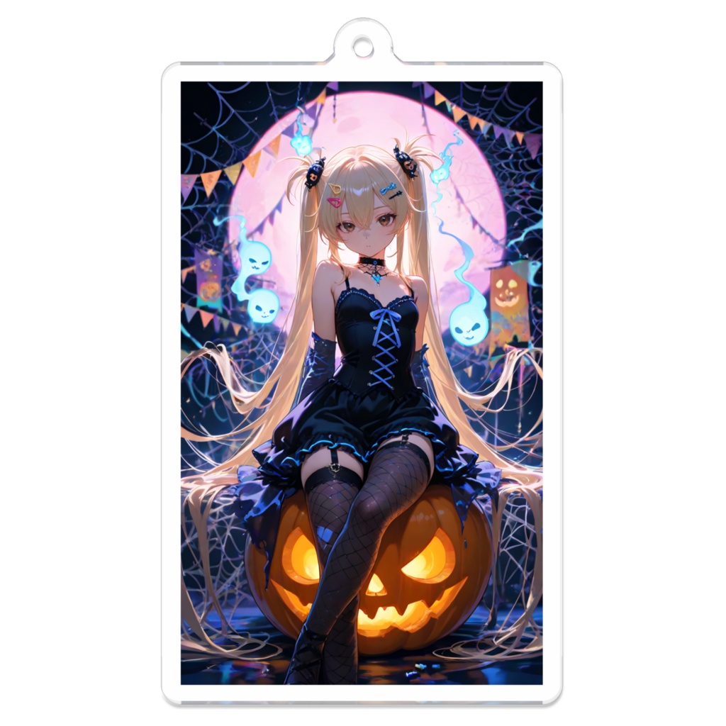 妹ちゃんHALLOWEENアクキープレート