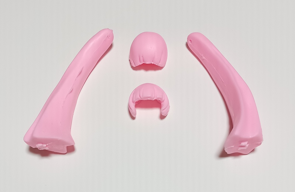 デスクトップアーミー用ヘアスタイルパーツ1「ピンク」