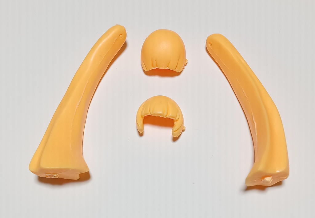 デスクトップアーミー用ヘアスタイルパーツ1「オレンジ」