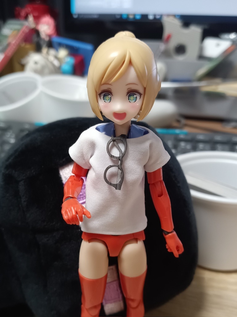 見せかけメガネクリップ