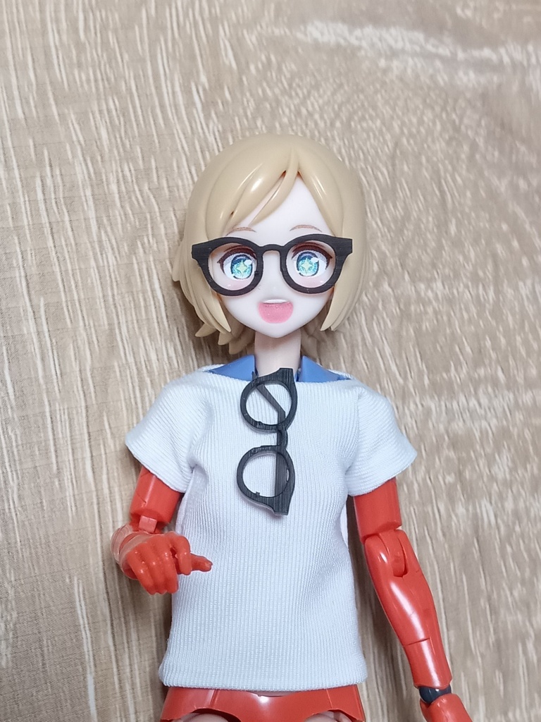 見せかけメガネクリップ