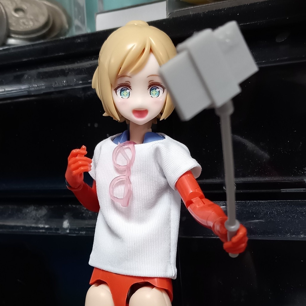 自撮り棒 ミニフィギュア向け