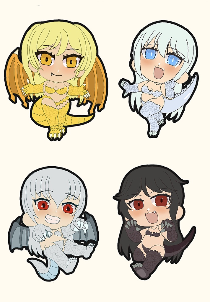 シロナとクロエ 怪獣娘大決戦