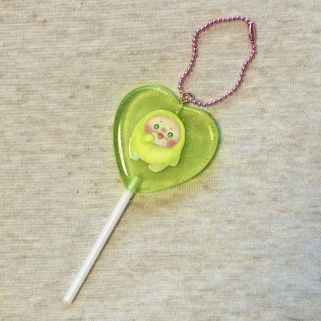 ♡おまめペロキャンキーホルダー♡