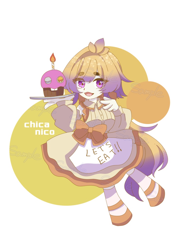【擬人化】チカにこちゃんホログラムアクキー