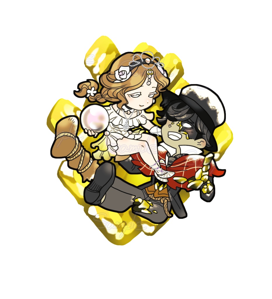 【愚漁】ゴールドラッシャー×百万弗の人魚アクスタ