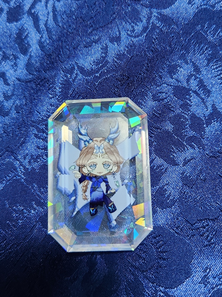 【第五】氷の中の蝶　アクリルブロック