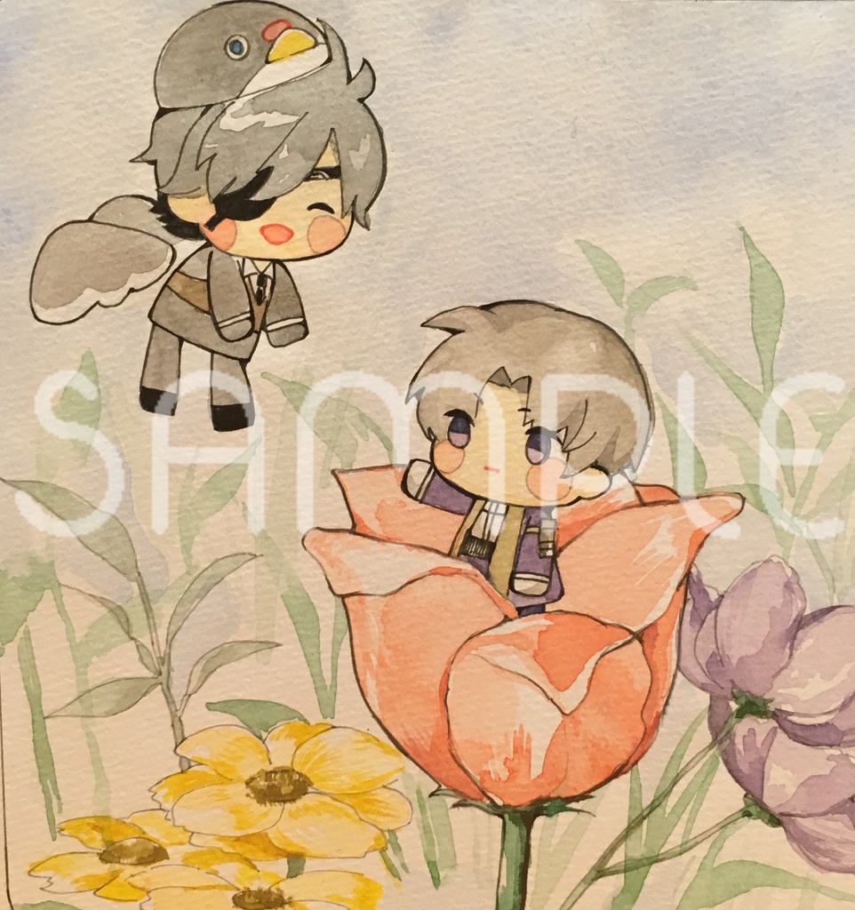 イラスト集収録原画①　　