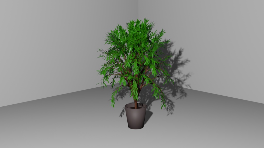 【3Dモデル】観葉植物