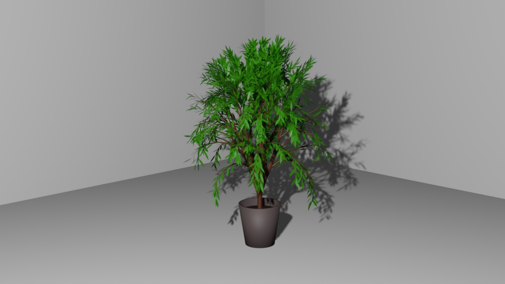 【3Dモデル】観葉植物