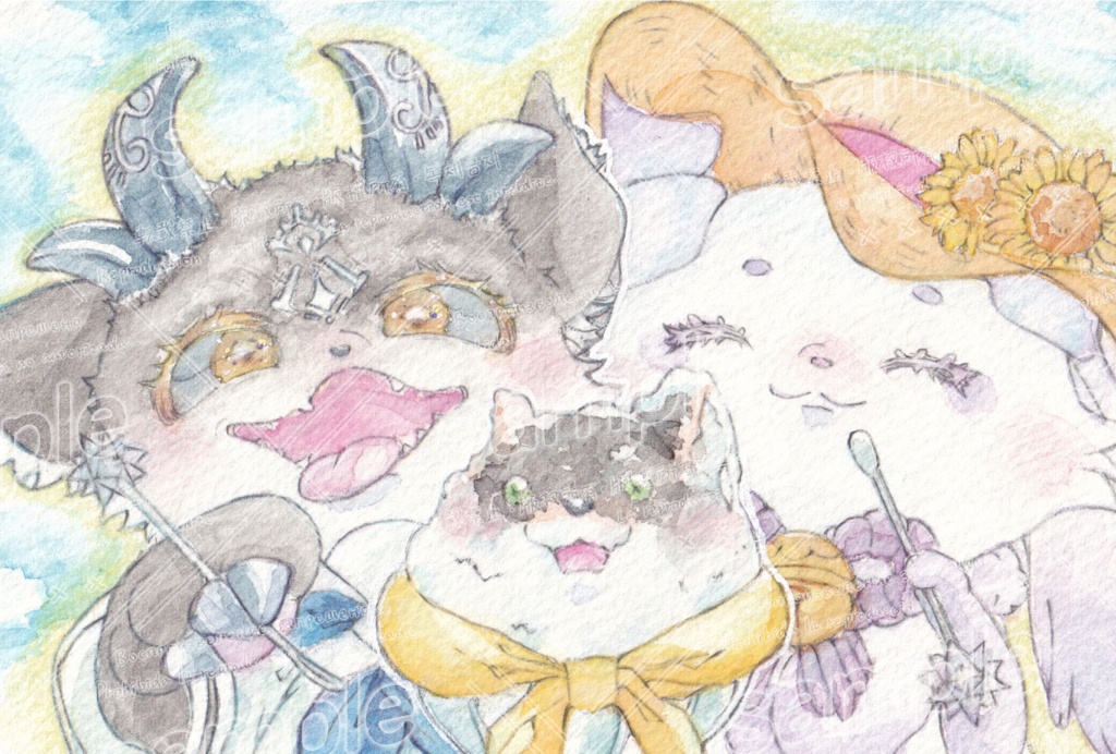 ふらっふぃい/原画/ポストカード