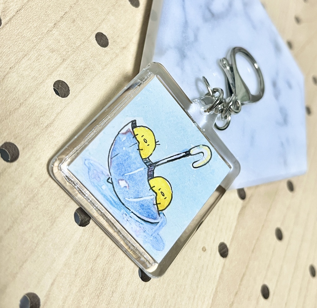 【原画キーホルダー】傘の船