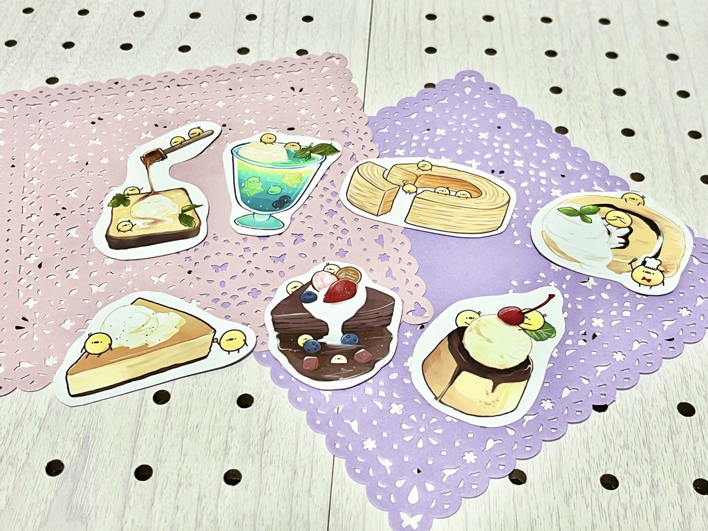 【シール】ひよこちゃんシール スイーツ