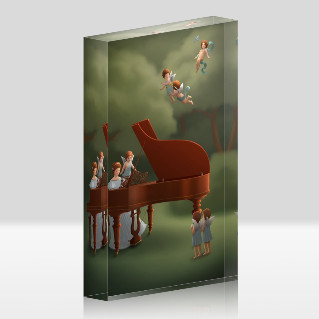 アクリルブロック 100x148mm