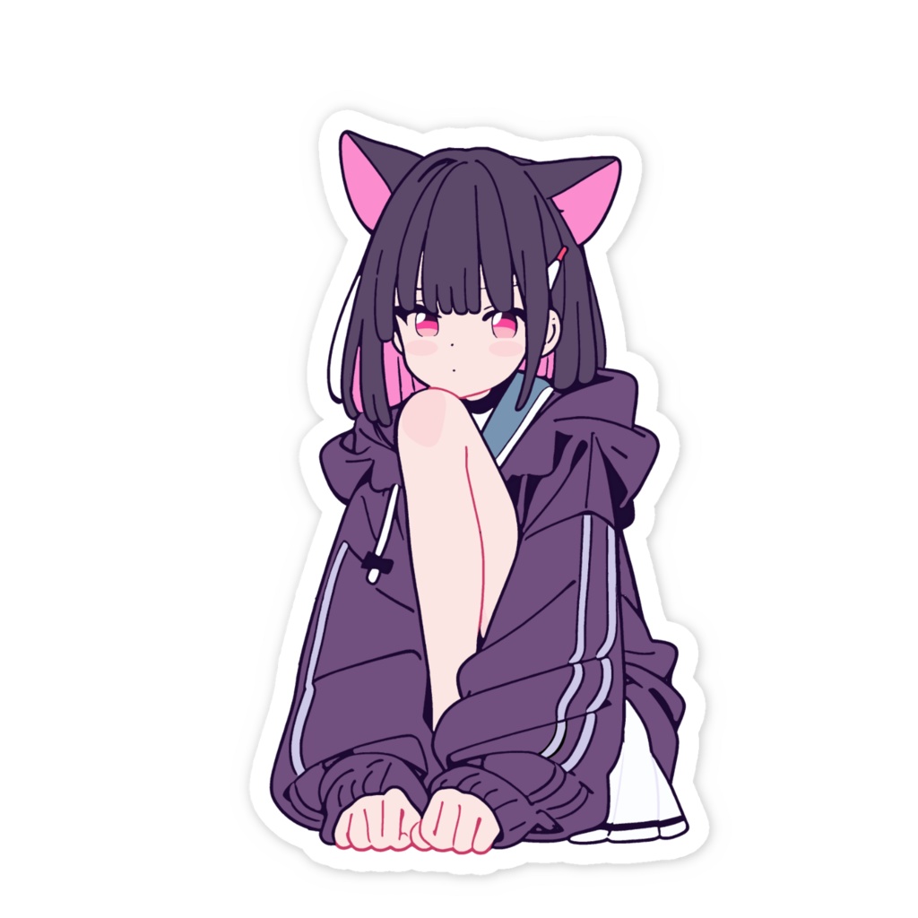 ブルアカ カズサ ステッカー