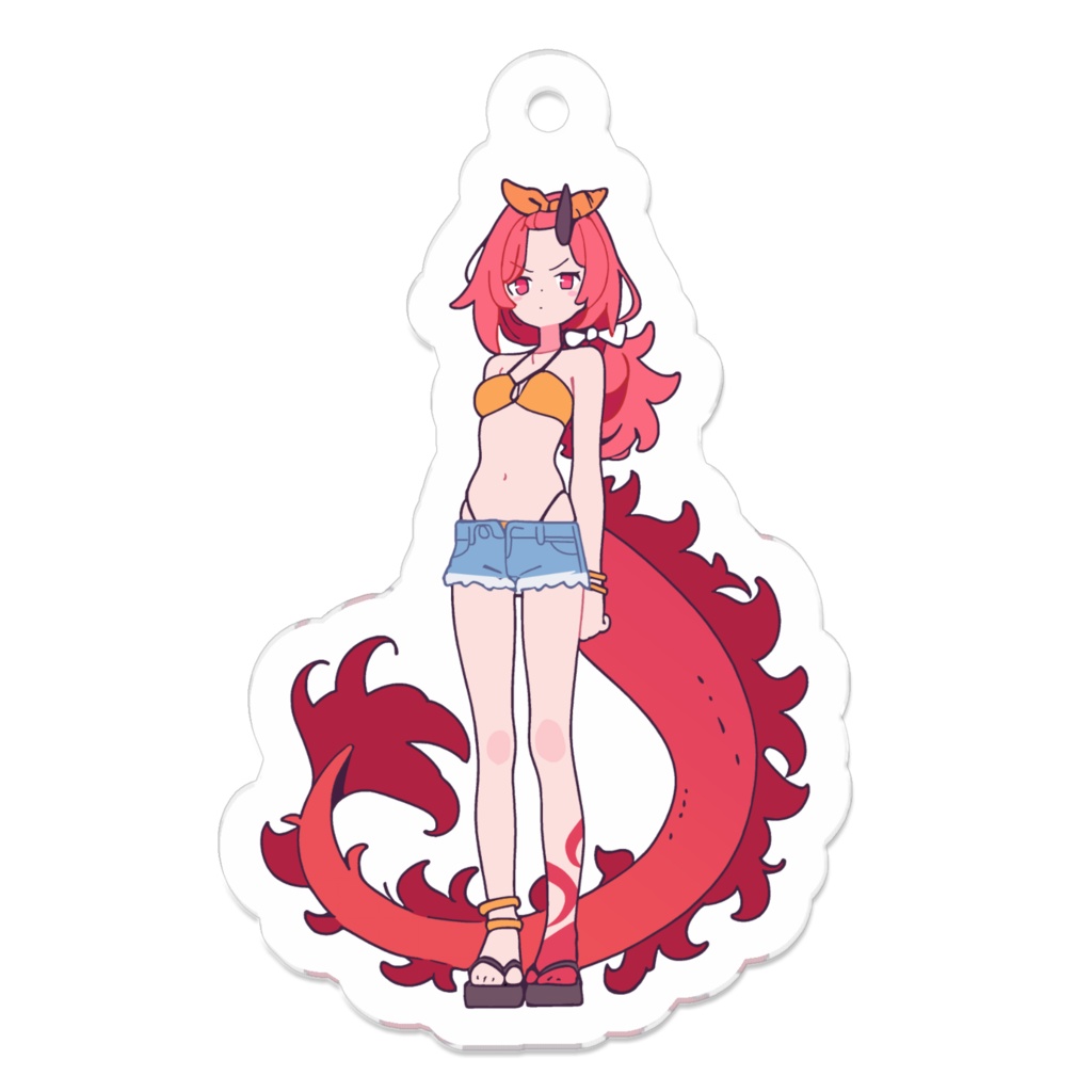 ブルアカ 水着レンゲ アクキー